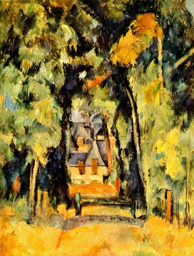 Road at Chantilly, 1888 by Paul Cézanne
